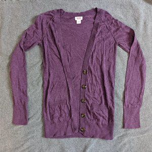 Mossimo purple cardigan